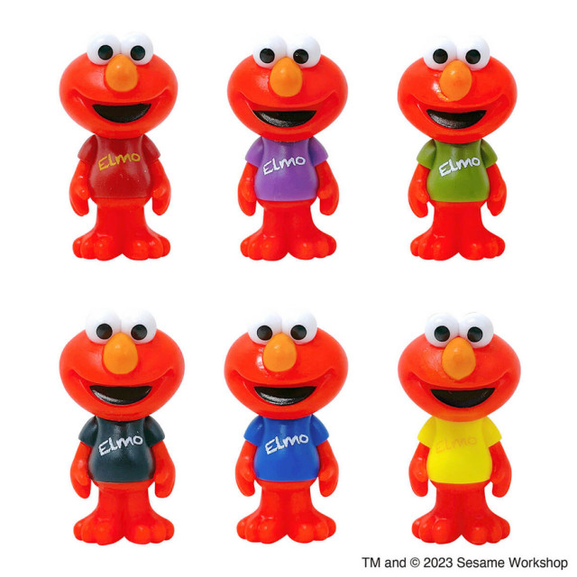 隨機出貨1個 BEETLE ELMO 芝麻街 艾蒙 小公仔 擬糖果包裝迷你公仔 SESAME STREET 日本正版