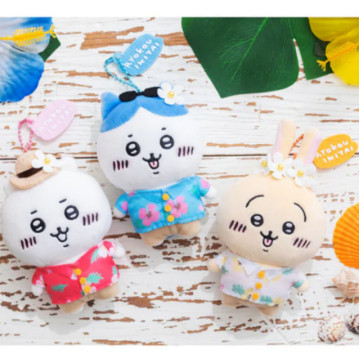 BEETLE 日本正版 CHIIKAWA 小八貓 烏薩奇 旅行 花襯衫 夏威夷 吉伊卡哇 小可愛 吊飾 娃娃 掛飾 吉伊