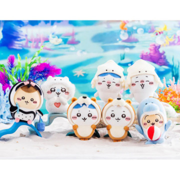 BEETLE 日本正版 水族館 海龜 小八貓 海豹 吉伊卡哇 栗子 企鵝 海獅 吊飾 娃娃 掛飾 CHIIKAWA