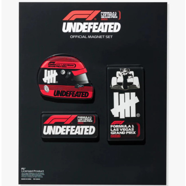 BEETLE UNDEFEATED F1 MAGNET 聯名 3入一組 壓克力磁鐵組 磁鐵 LAS VEGAS