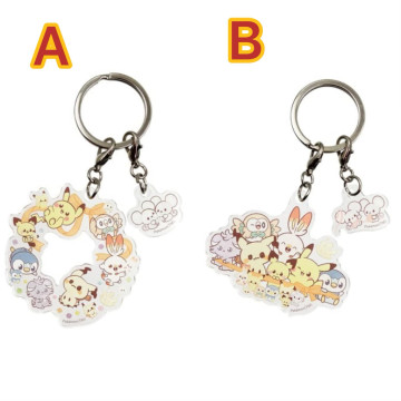 BEETLE 寶可夢和平 吊飾 鑰匙圈 二連 POKEMON PEACEFUL PLACE 皮卡丘 波加曼 皮丘 謎擬Q