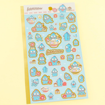 單張販售 BEETLE 人魚漢頓 醜魚 三麗鷗 吃拉麵 HANGYODON SANRIO 貼紙 雷射 閃亮 日本正版