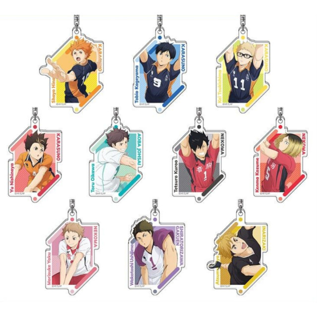 BEETLE BANDAI 排球少年 壓克力 吊飾 鑰匙圈 掛飾 日向翔陽 月島螢 HAIKYU