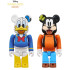 BEETLE BE@RBRICK 唐老鴨 高飛 DONALD DUCK GOOFY迪士尼 庫柏力克熊 2入一組 100%