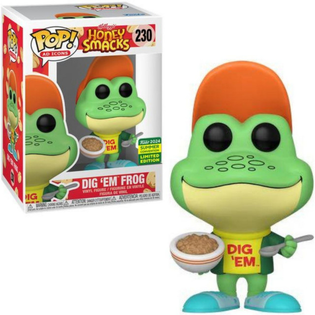 BEETLE FUNKO POP DIG 'EM FROG 家樂氏 麥片 青蛙 AD ICONS 2024展場限定