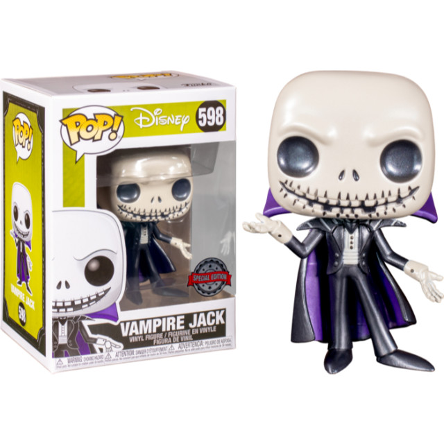 BEETLE FUNKO POP 傑克 聖誕夜驚魂 JACK SKELLINGTON 吸血鬼 VAMPIRE 金屬 限定
