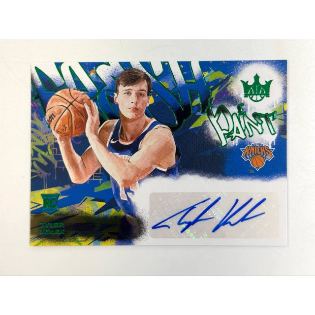 2024-25 PANINI COURT KINGS TYLER KOLEK RC AUTO 油畫 尼克 貼紙簽 球員卡
