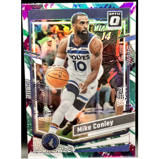 2023-24 PANINI DONRUSS OPTIC JAZZ MIKE CONLEY HOLO SP 灰狼 球員卡