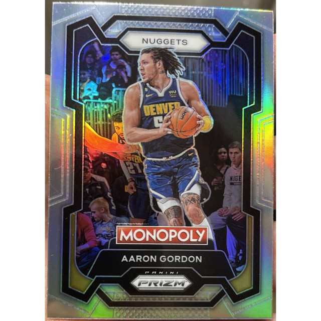23-24 PANINI PRIZM MONOPOLY AARON GORDON 銀亮 SILVER 丹佛金塊 球員卡