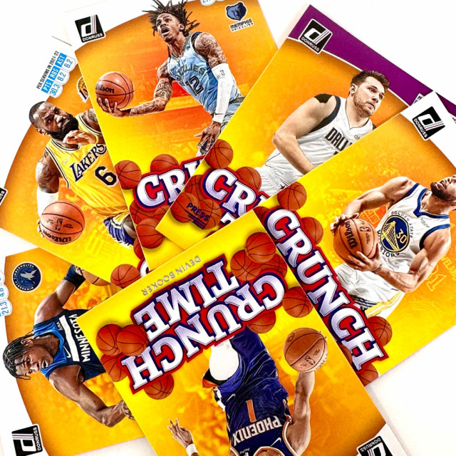 2022-23 PANINI NBA DONRUSS CRUNCH TIME 全明星 LEBRON LUKA CURRY