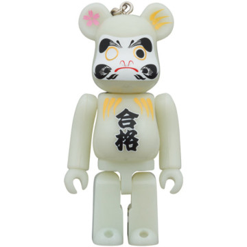 BEETLE BE@RBRICK 合格 夜光 達摩 達磨 吊飾 大願成就 DARUMA 庫柏力克熊 吊卡 100%
