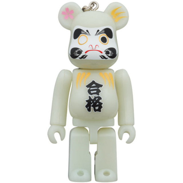 BEETLE BE@RBRICK 合格 夜光 達摩 達磨 吊飾 大願成就 DARUMA 庫柏力克熊 吊卡 100%