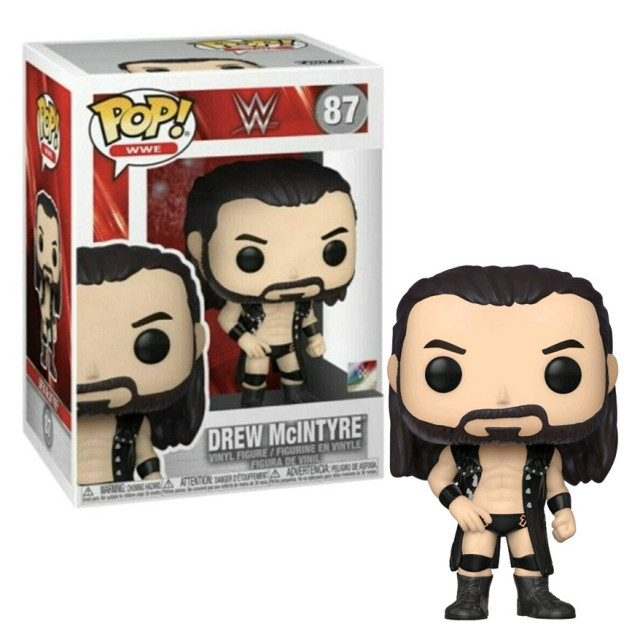 BEETLE FUNKO POP DREW MCINTYRE 摔角 WWE 祖魯·麥金泰爾 87