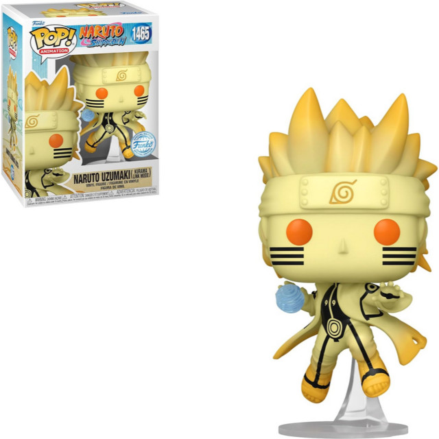 FUNKO POP 九喇嘛模式 漩渦鳴人 螺旋丸 九尾人力柱 NARUTO UZUMAKI 火影忍者 限定 1465