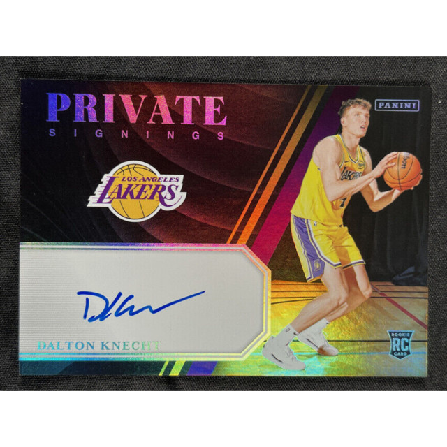 2024-25 PANINI DALTON KNECHT RC PRIVATE AUTO PS-KNE 親筆簽名 卡面簽