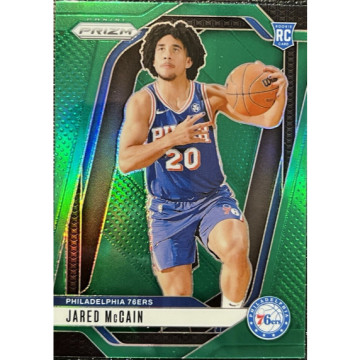 2024-25 PANINI PRIZM JARED MCCAIN RC 綠亮 GREEN 76人 #222