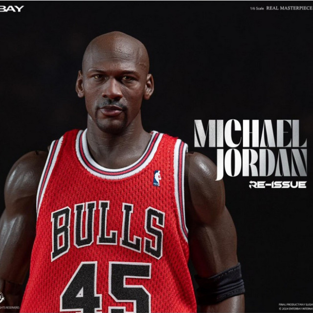 BEETLE ENTERBAY 1/6 麥可喬丹 MICHAEL JORDAN 公牛45號 I’M BACK 限量 公仔