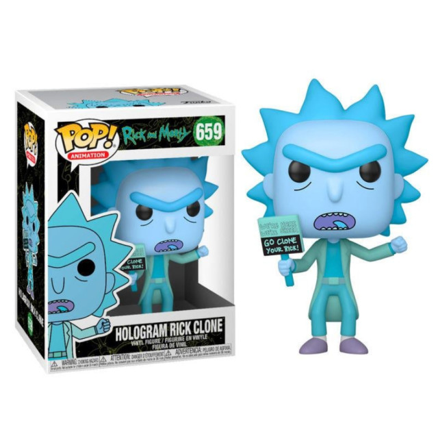BEETLE FUNKO POP 瑞克 HOLOGRAM RICK CLONE MORTY 瑞克和莫蒂 659