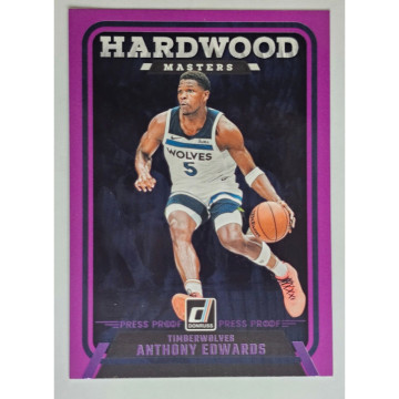 2024-25 DONRUSS 灰狼 ANTHONY EDWARDS 蟻人 HARDWOOD PURPLE 紫