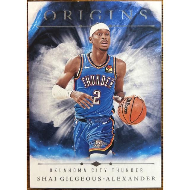 2024-25 PANINI ORIGINS SGA SHAI GILGEOUS-ALEXANDER 起源 雷霆 球員卡