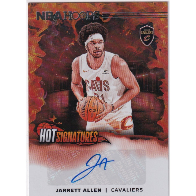 24-25 PANINI HOOPS JARRETT ALLEN AUTO HOT SIGNATURES 貼紙簽 騎士