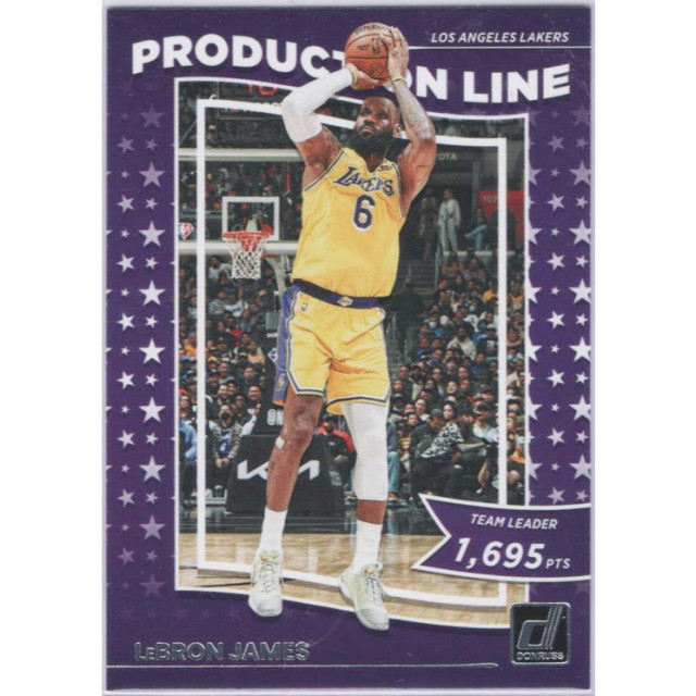 2022-23 PANINI DONRUSS LEBRON JAMES PRODUCTION LINE 湖人 球員卡