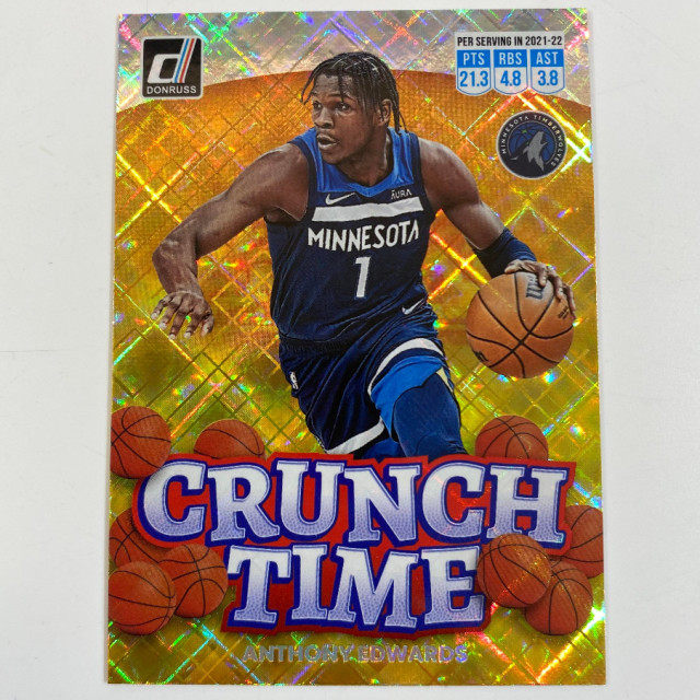2022-23 PANINI DONRUSS CRUNCH TIME 灰狼 蟻人 EDWARDS 鑽石 特卡 球員卡