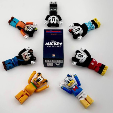 單抽1盒 BEETLE BE@RBRICK 盲盒 米奇 米妮 唐老鴨 高飛 MICKEY 迪士尼 庫柏力克熊 100%