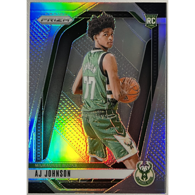 2024-25 PANINI NBA PRIZM AJ JOHNSON SILVER RC 銀亮 公鹿 球員卡 #251