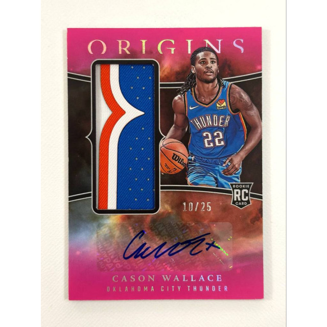 2023-24 PANINI ORIGINS CASON WALLACE RC 起源  貼紙簽 雷霆 球員卡