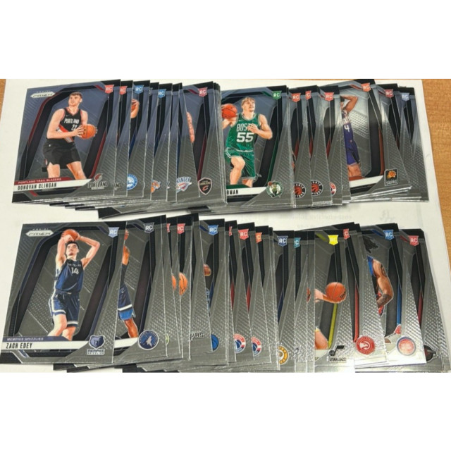 整套販售 2024-25 PANINI NBA PRIZM 新人卡 RC 221-270號 共50張