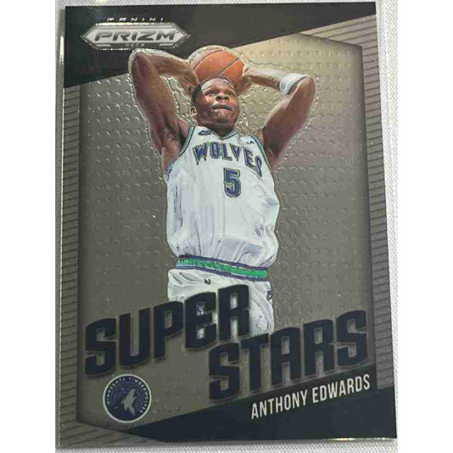 24-25 PANINI PRIZM DECA ANTHONY EDWARDS SUPERSTARS 灰狼 蟻人 球員卡