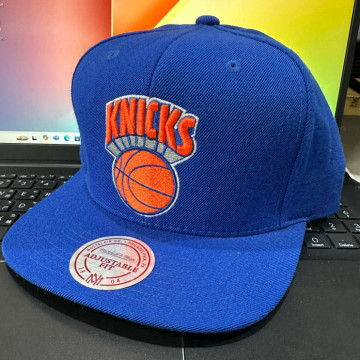 BEETLE MITCHELL&NESS NBA KNICKS 紐約尼克 藍橘 SNAPBACK 棒球帽 帽子