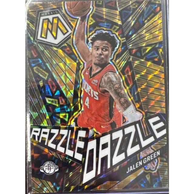 22-23 PANINI MOSAIC JALEN GREEN RAZZLE DAZZLE SSP 火箭 球員卡 馬賽克