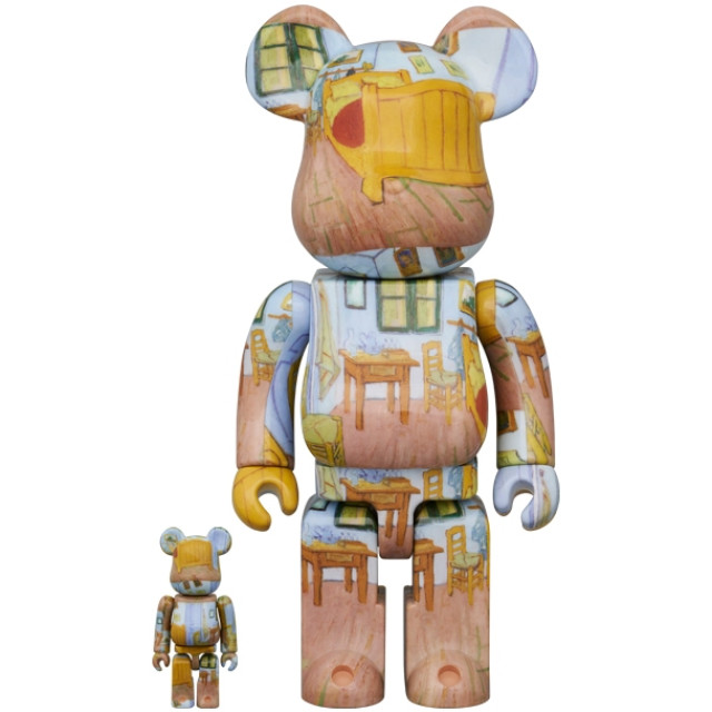 BEETLE BE@RBRICK 梵谷 THE BEDROOM VAN GOGH 阿爾的臥室 100% 400%