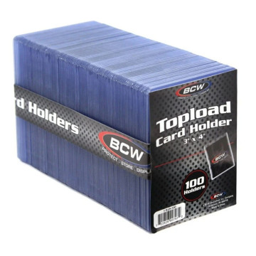 BEETLE BCW TOPLOAD CARD HOLDER 透明 卡套 塑膠卡夾 100片 球員卡 保護 35PT