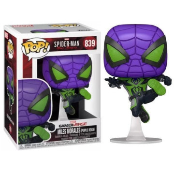 BEETLE FUNKO POP 蜘蛛人 SPIDER MAN MILES 邁爾斯 PURPLE REIGN 紫色