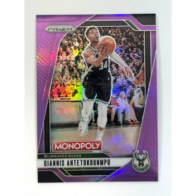24-25 PANINI PRIZM GIANNIS ANTETOKOUNMPO MONOPOLY 字母哥 公鹿 球員卡