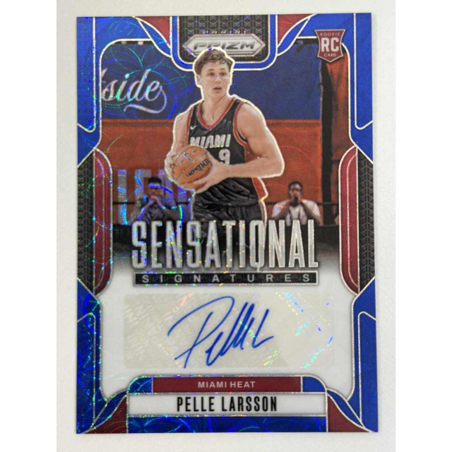 24-25 PANINI PRIZM PELLE LARSSON RC SENSATIONAL AUTO 貼紙簽 圈圈亮