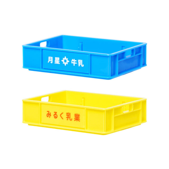 BEETLE YAMADA 迷你裝飾 收納箱 牛奶箱 牛乳 日本 1/12 公仔 專用 擺設 佈置 場景 小物 迷你模型