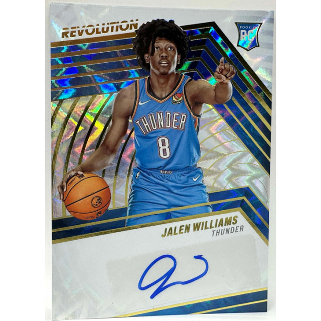 2022-23 PANINI REVOLUTION JALEN WILLIAMS RC AUTO FRACTAL 貼紙簽