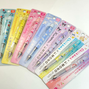 BEETLE TOMBOW 自動鉛筆 0.5MM MONOGRAPH 日本正版 三麗鷗 吉伊卡哇 小八 人魚漢頓 庫洛米