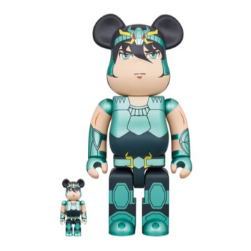 BEETLE BE＠RBRICK 龍星座 紫龍 SHIRYU 聖闘士星矢 聖鬥士星矢 庫柏力克熊 100% 400%