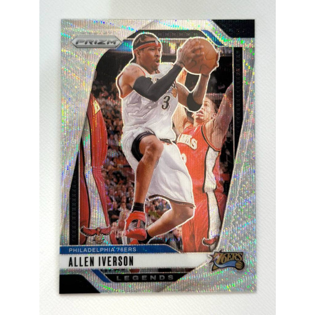 2024-25 PANINI PRIZM ALLEN IVERSON 艾佛森 費城76人 NBA 銀波紋 球員卡 291
