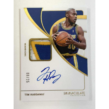 2023-24 PANINI NBA IMMACULATE TIM HARDAWAY 小國寶 AUTO 簽名球衣卡 勇士