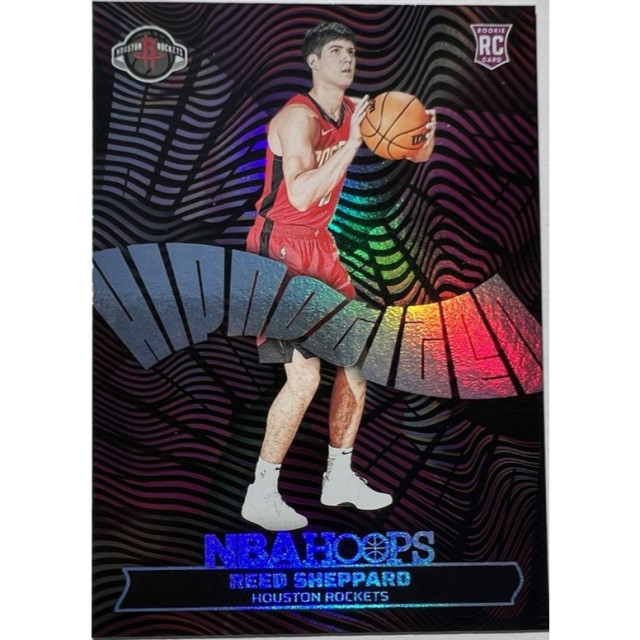 24-25 PANINI HOOPS HIPNOTIZED REED SHEPPARD RC HOLO 火箭 球員卡