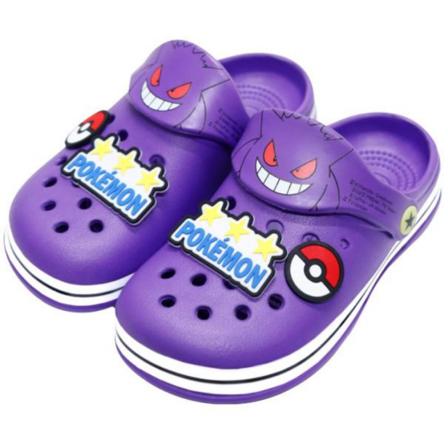 BEETLE 日本 正版 POKEMON 耿鬼 夏日涼鞋 洞洞鞋 寶可夢 男女皆可 布希鞋 拖鞋 EVA樹脂