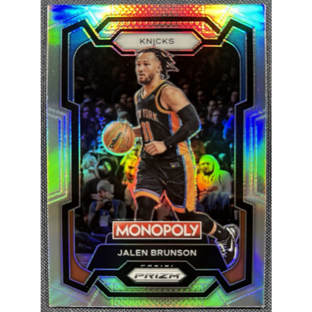 2023-24 PANINI NBA PRIZM MONOPOLY JALEN BRUNSON 銀亮 紐約尼克 大頭森