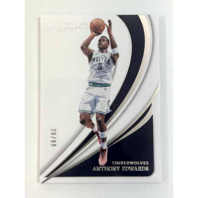 2023-24 PANINI NBA IMMACULATE 小國寶 ANTHONY EDWARDS 灰狼 蟻人 球員卡