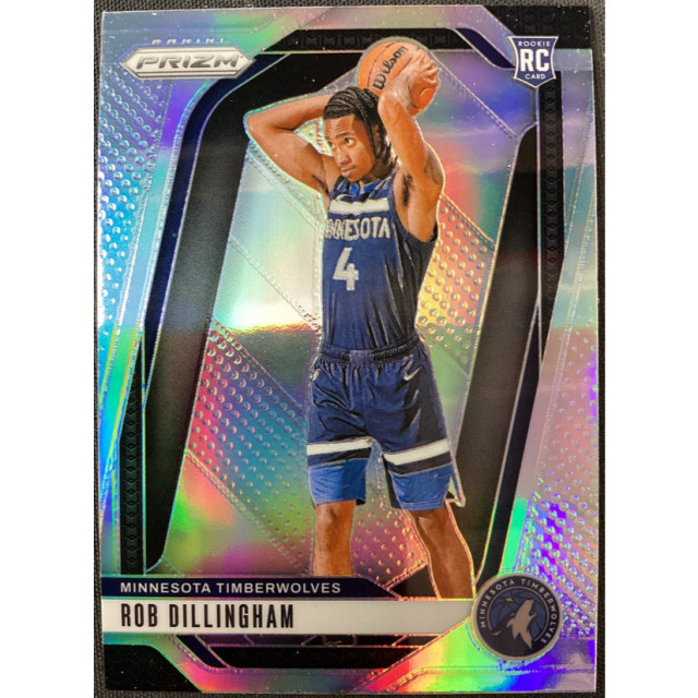 2024-25 PANINI NBA PRIZM ROB DILLINGHAM RC SILVER 銀亮 灰狼 球員卡